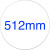 Διάσταση βίδα με βίδα 512mm 