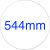 Διάσταση βίδα με βίδα 544mm 